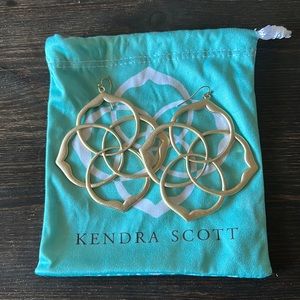 Kendra Scott Rajan Earrings - Brushed Gold